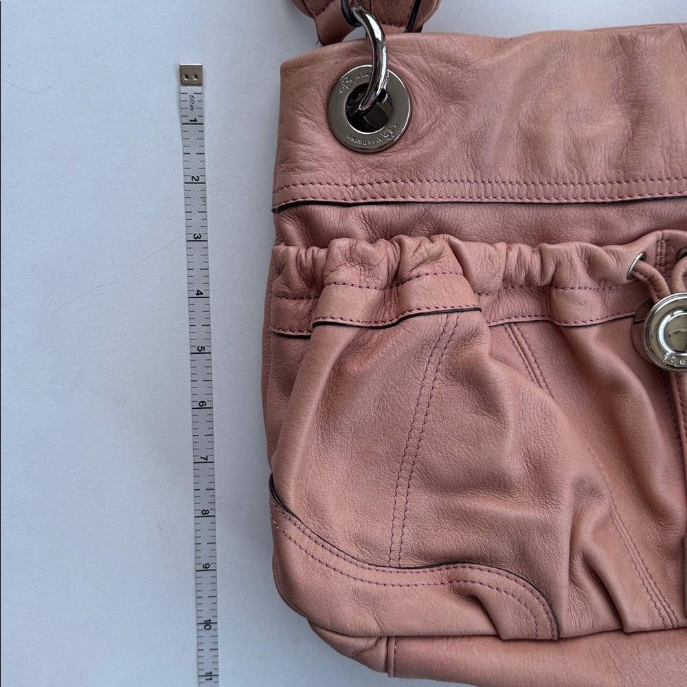 b. makowsky Soft Pink Leather Hobo Shoulder Bag - Picture 8 of 8